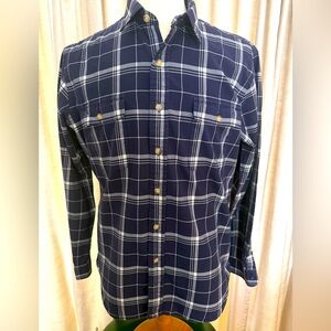 Polo Ralph Lauren Blue & White Plaid Shirt. Size XL. Very Good Condition.